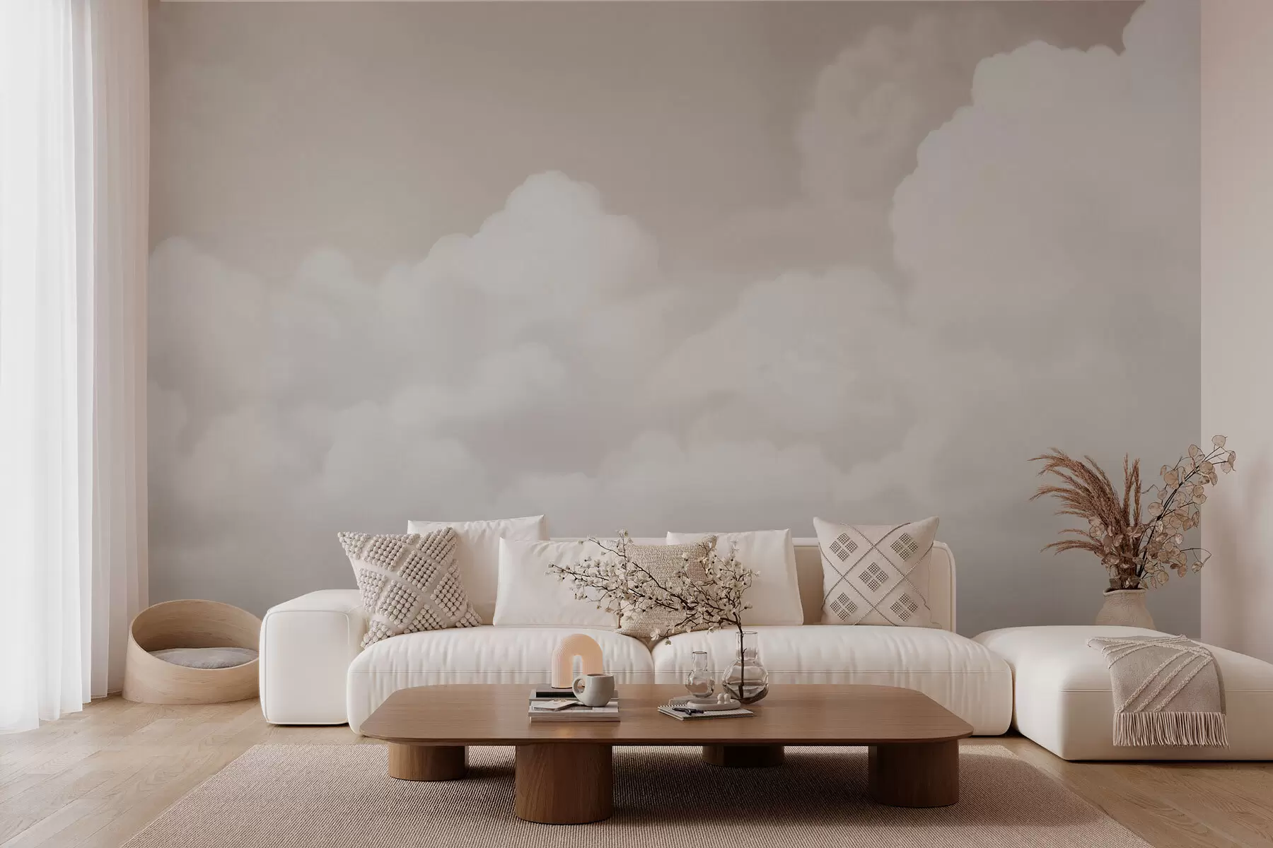 Fotobehang Lucht en wolken w03301v2