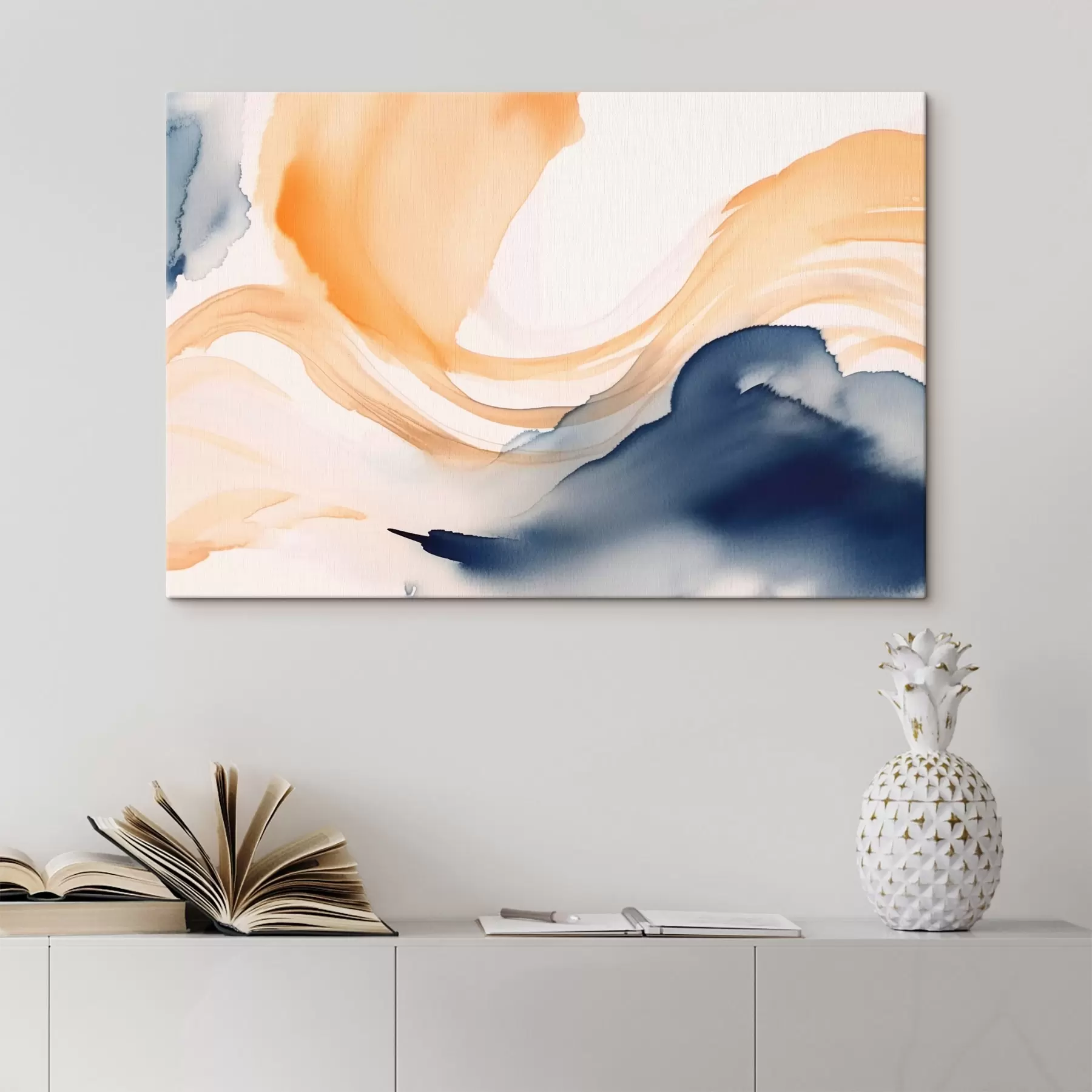  Schilderijen Abstracte aquarelstreken s43264