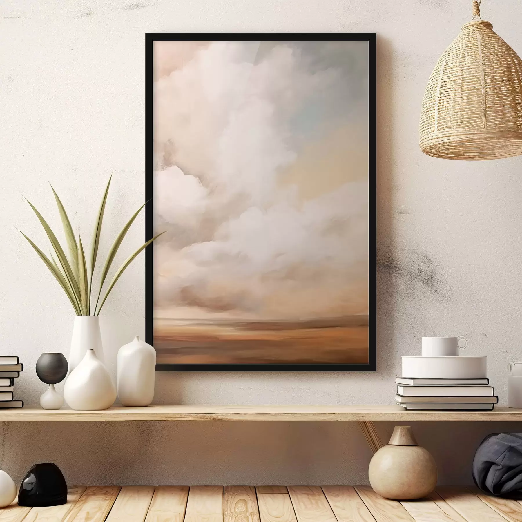 Fotobehang Landschap met wolken f43270