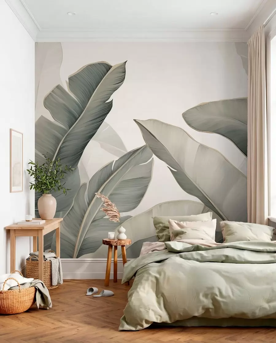 Fotobehang Tropische bladeren w03427
