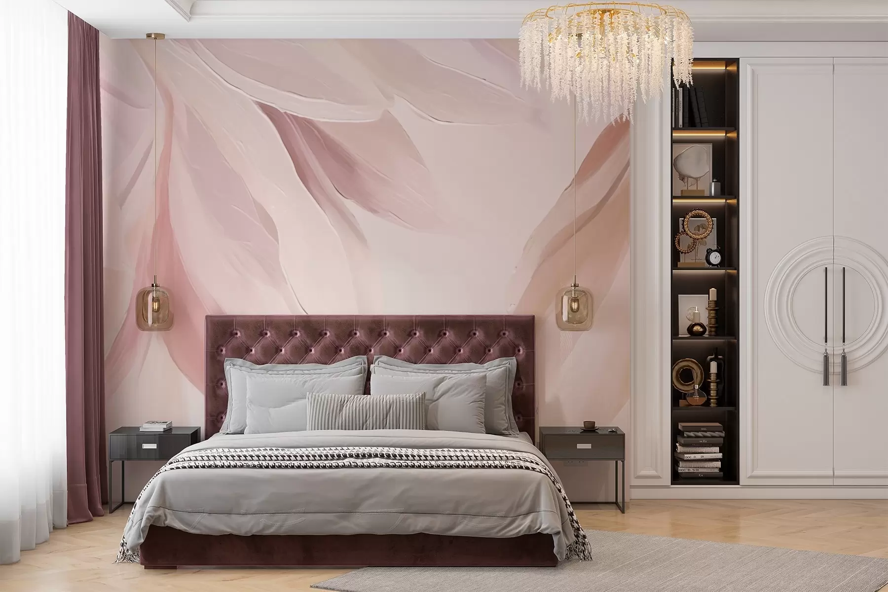 Fotobehang Fijne bloemblaadjes w03426