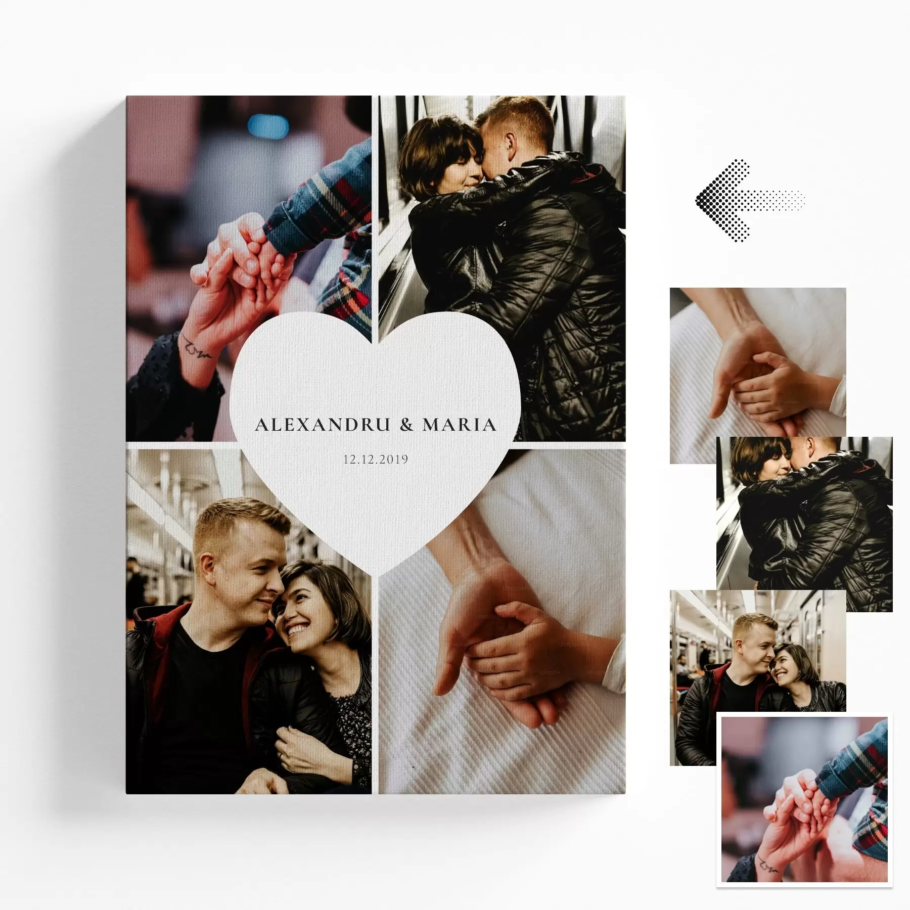  Schilderijen Fotocollage op canvas van mijn foto’s s43764