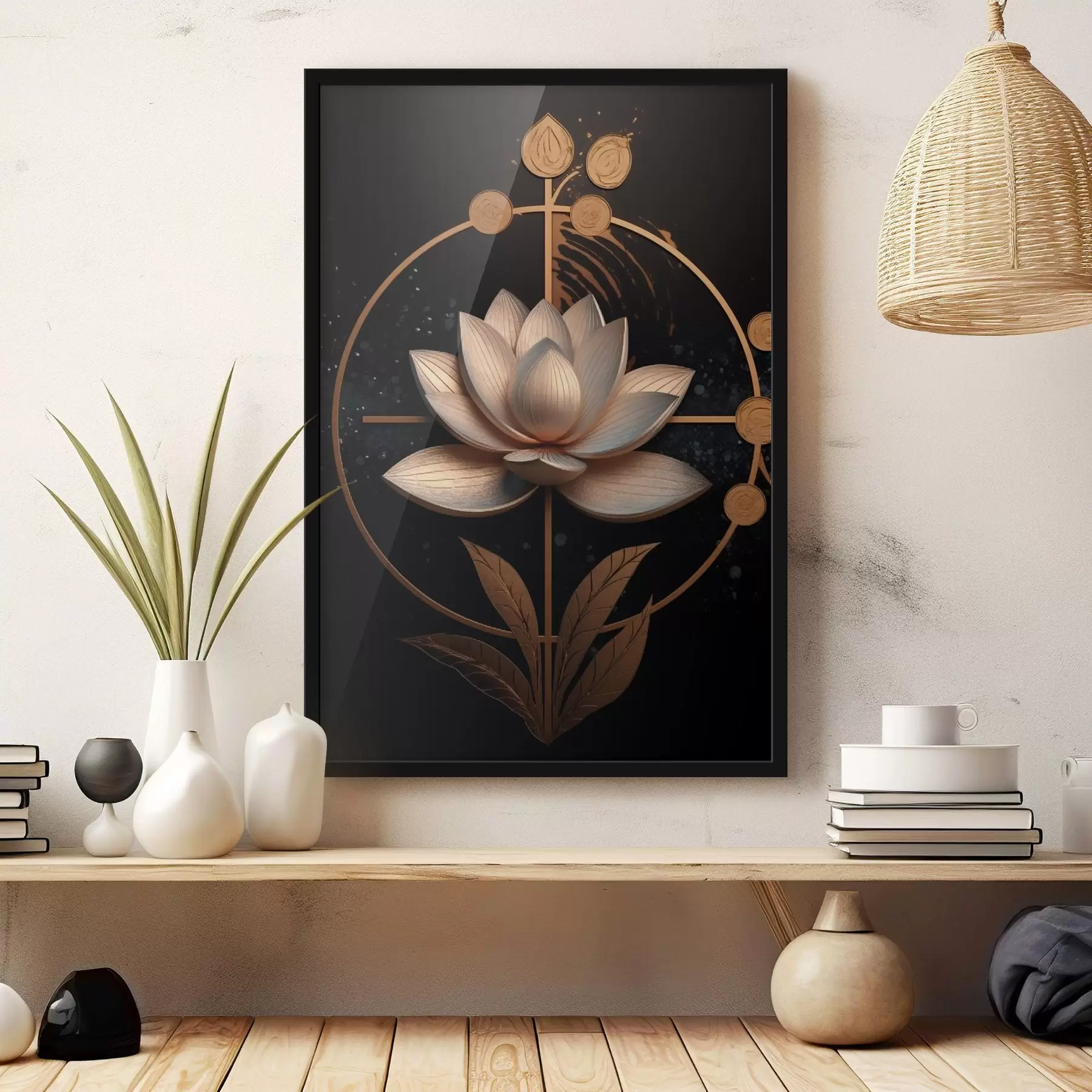 Fotobehang Lotus f43519