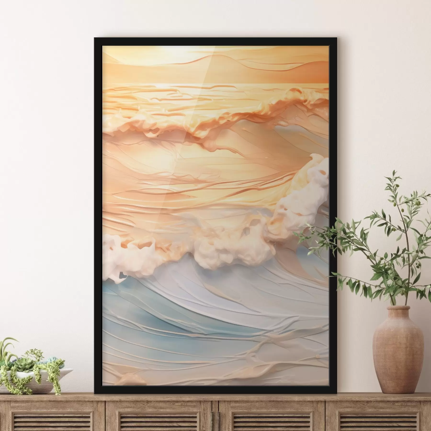 Fotobehang Omarming van de oceaan f43592