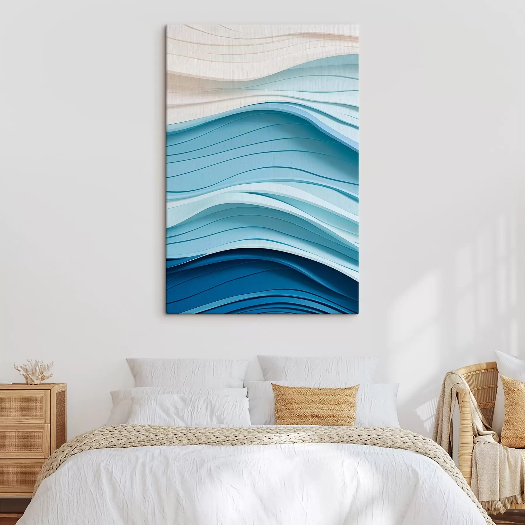  Schilderijen Zachte kleurgolven s43583