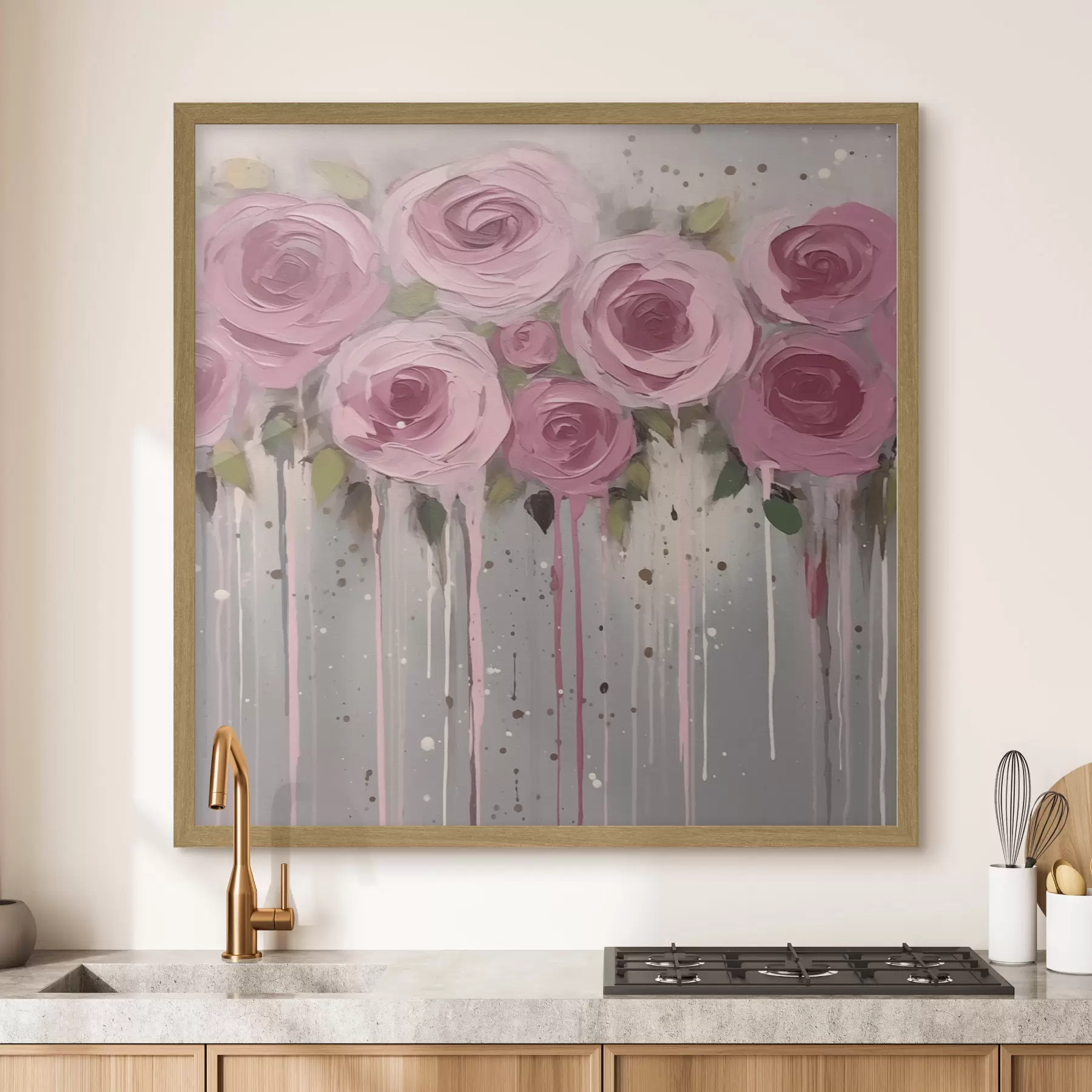 Fotobehang Rozen abstractie bloemen f43930