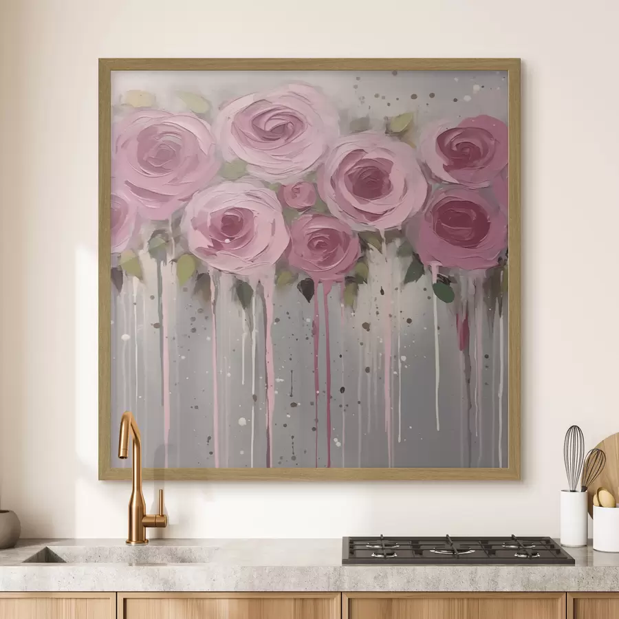 Fotobehang Rozen abstractie bloemen f43930