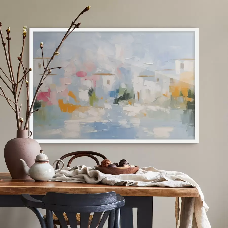Fotobehang Abstracte huizen f44048
