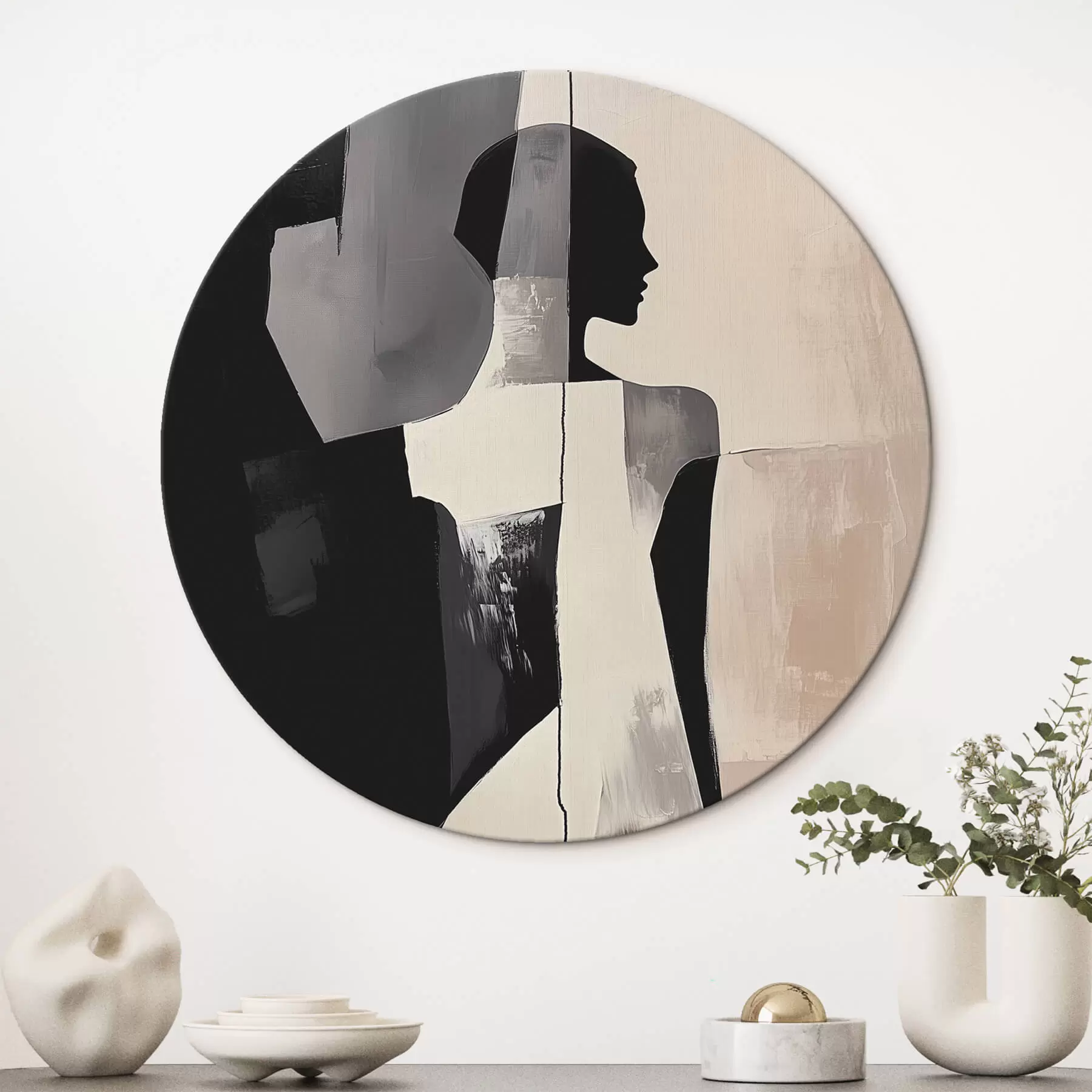  Schilderijen Abstract silhouet r43969