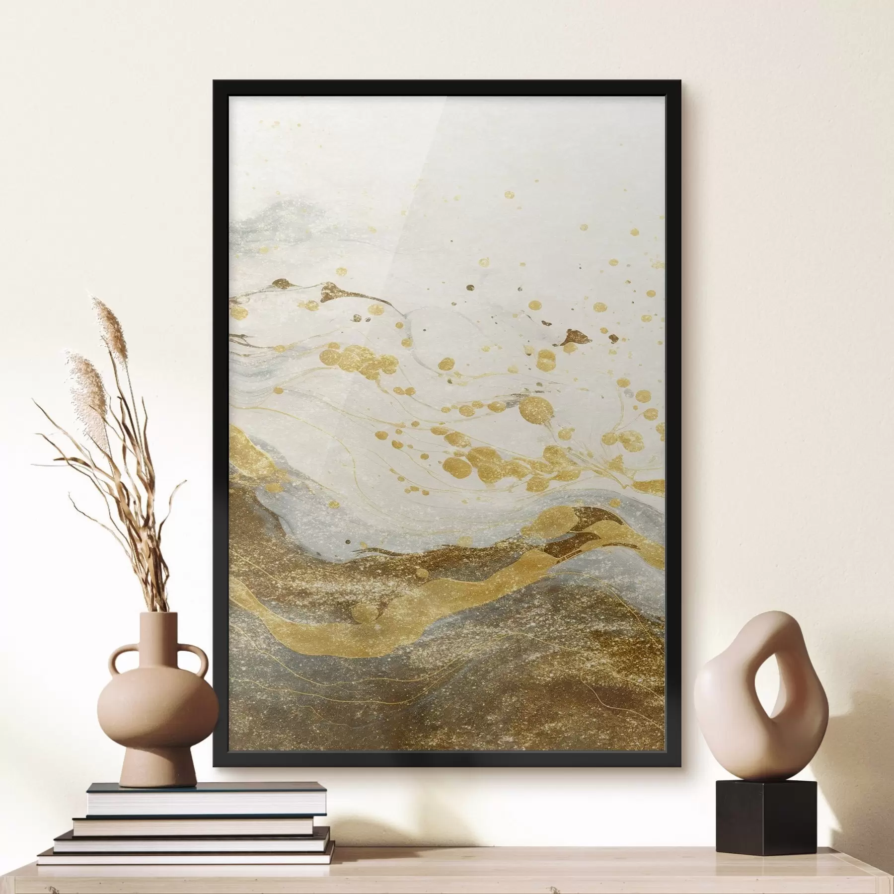 Fotobehang Abstracte verfspatten f44001