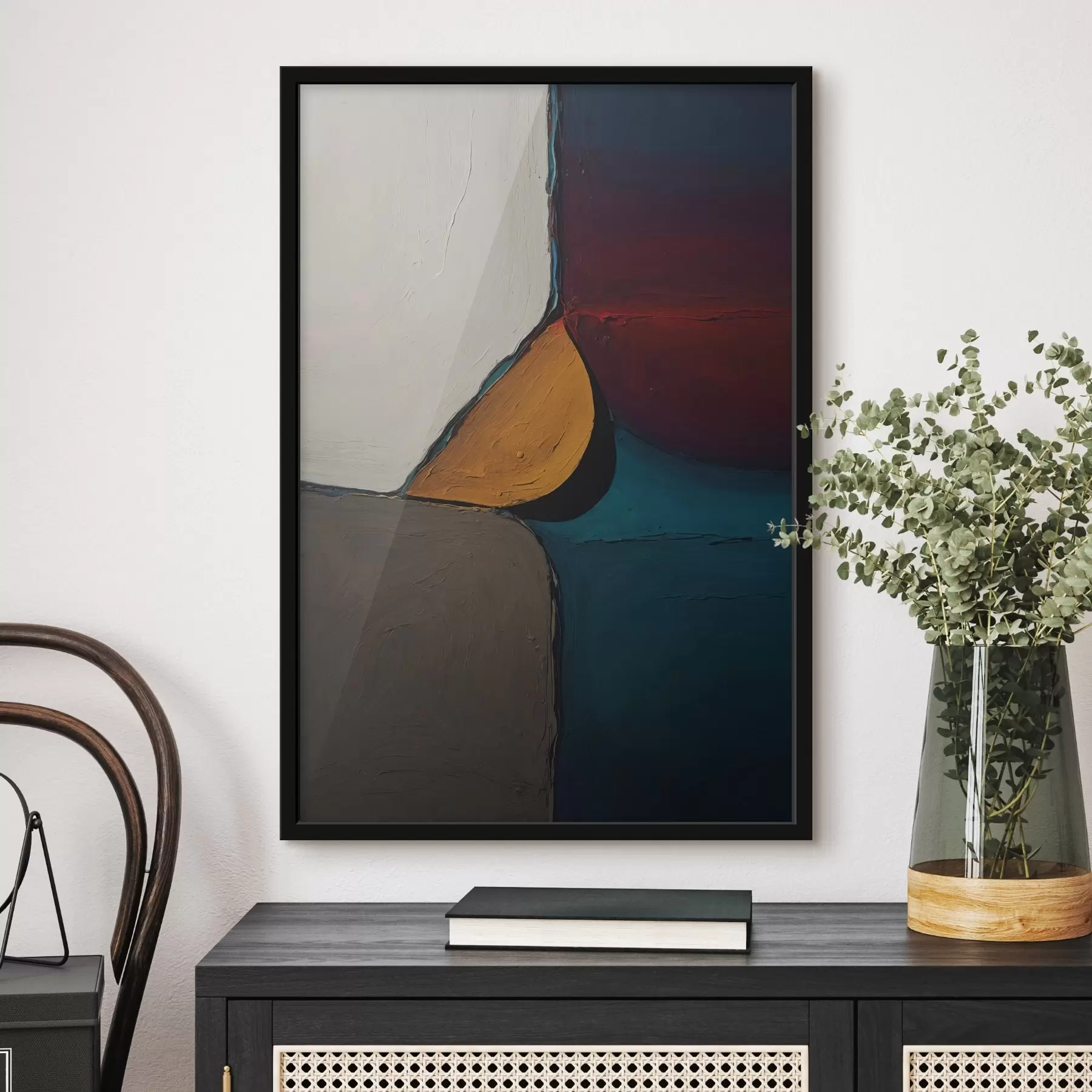 Fotobehang Veelkleurig reliëf f44095