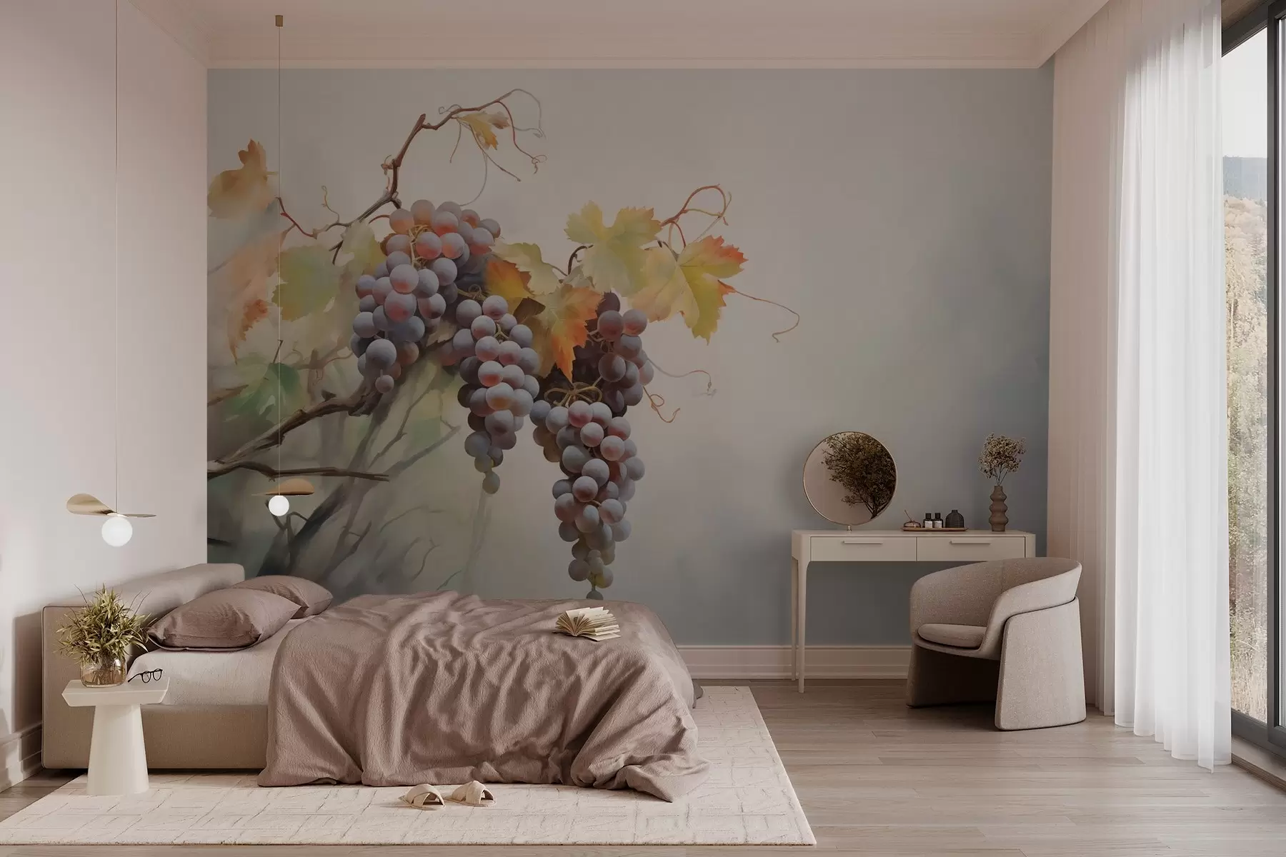 Fotobehang Druif w03846