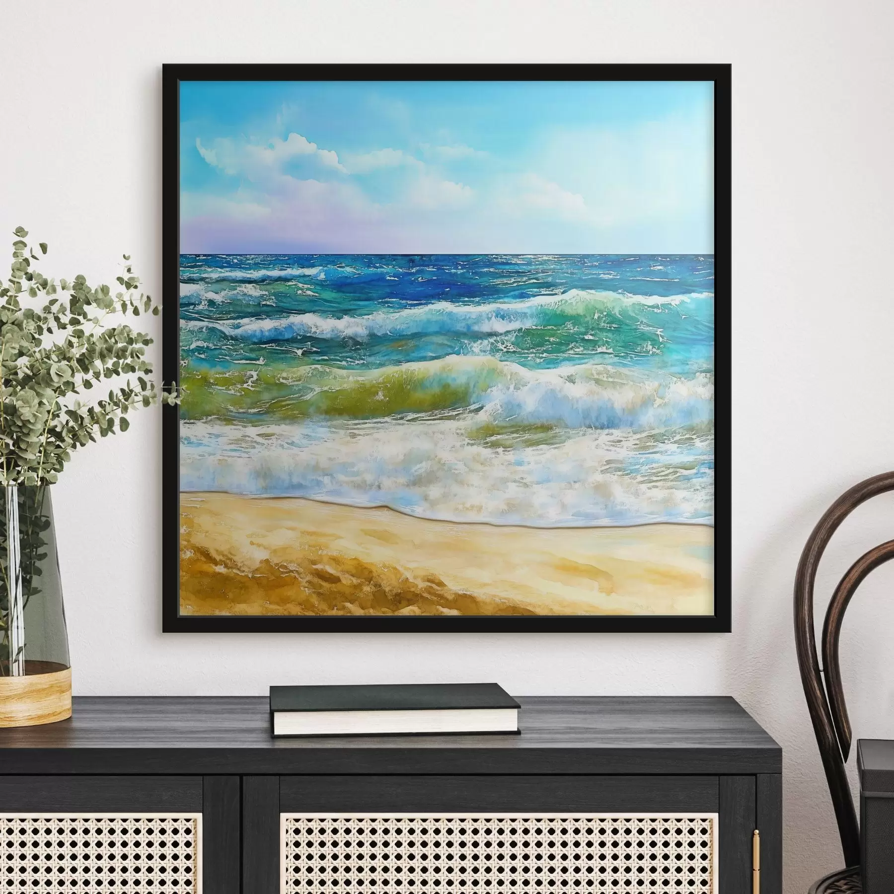 Fotobehang Uitzicht op zee f44223