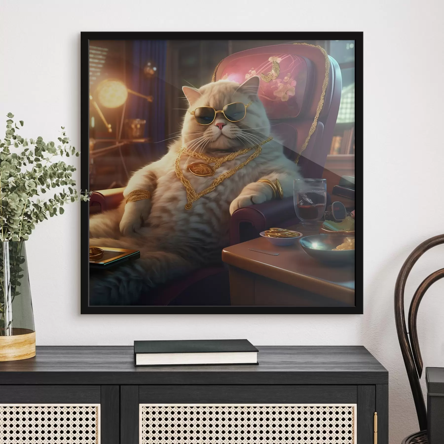 Fotobehang Belangrijke kat f44242