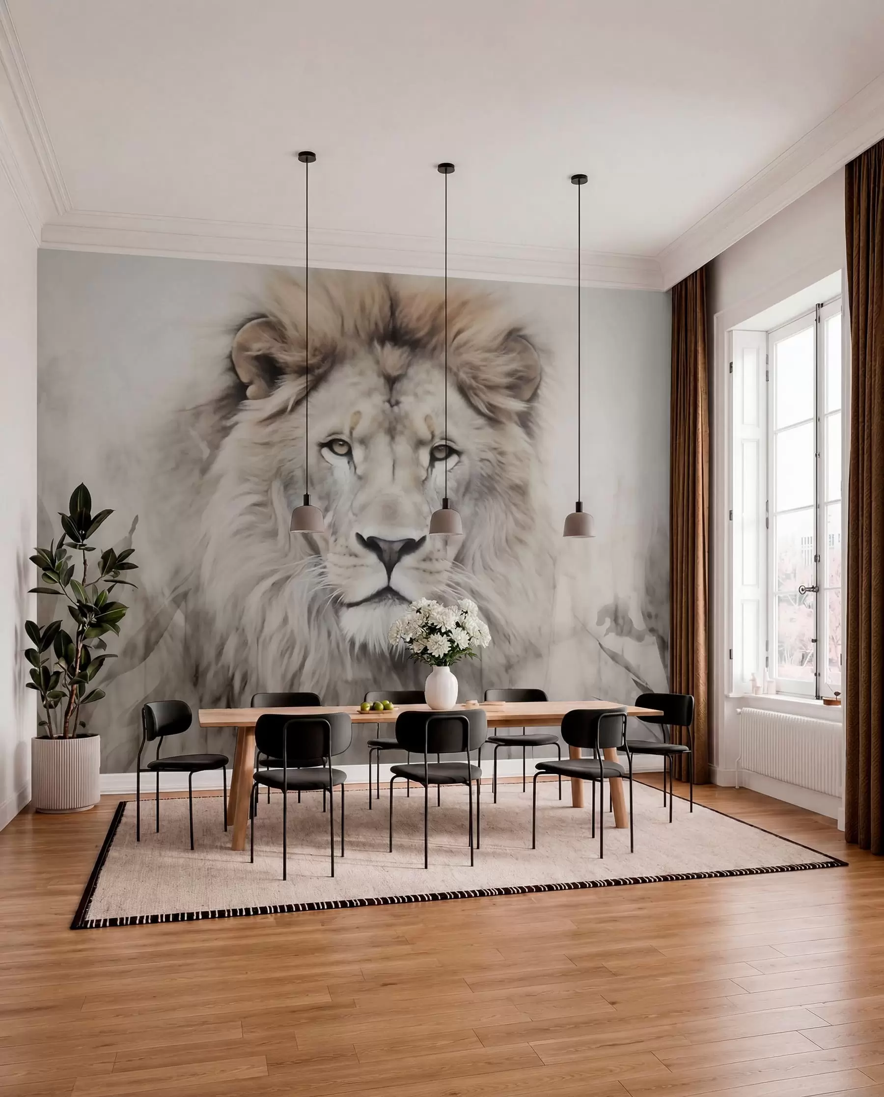 Fotobehang Leeuw w03888