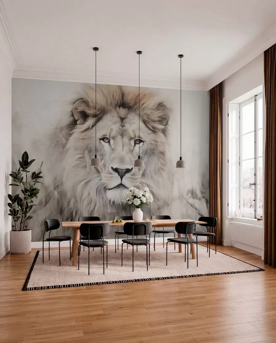 Fotobehang Leeuw w03888