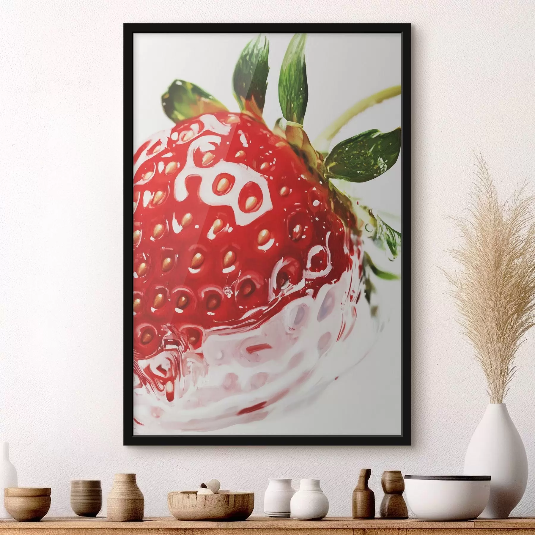  Schilderijen Grote aardbeien f44320