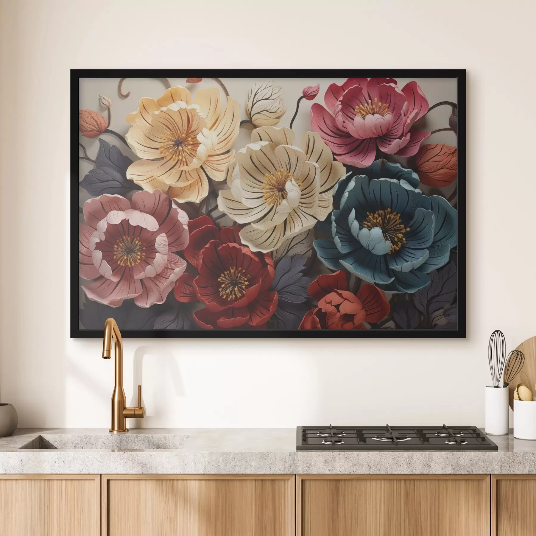 Fotobehang Heldere bloemen f44375