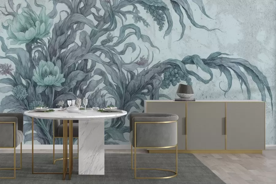 Fotobehang Surrealistische planten w03979v1