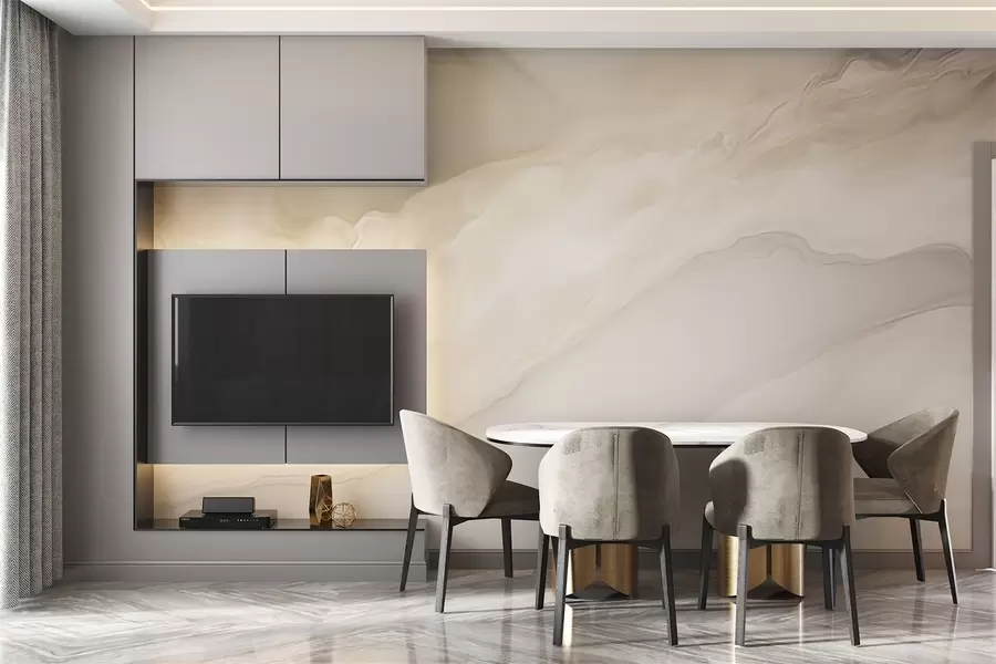 Fotobehang Lichtgolven w03922