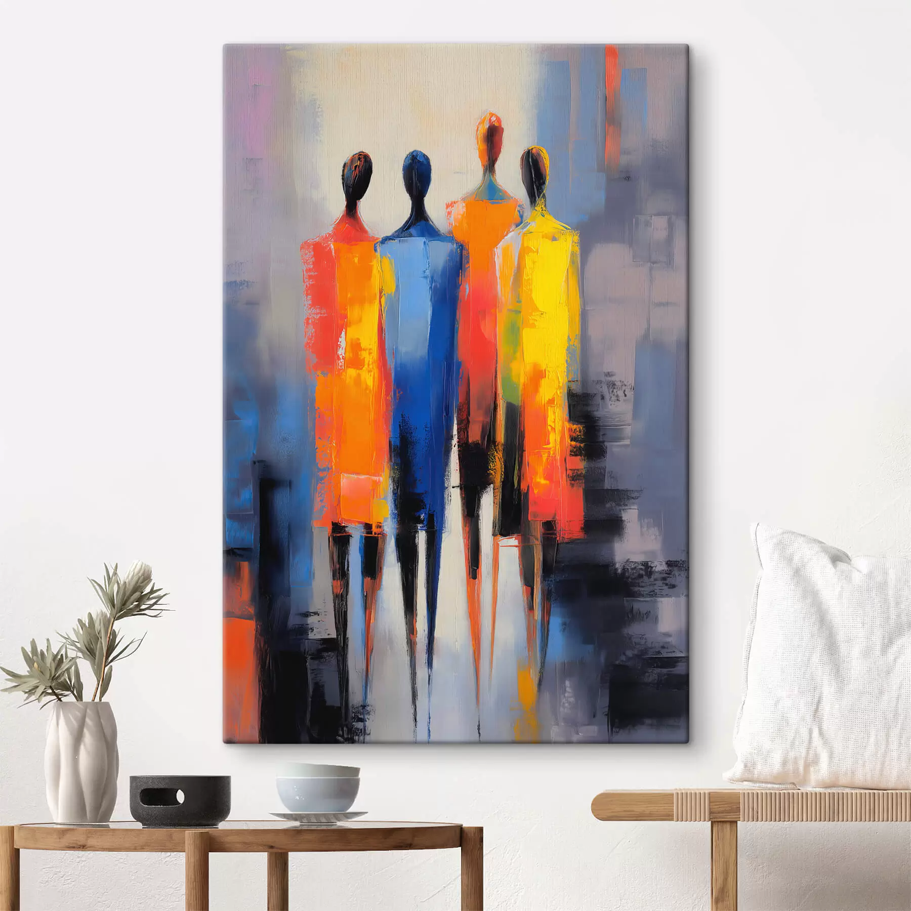  Schilderijen Abstracte menselijke figuren s44367
