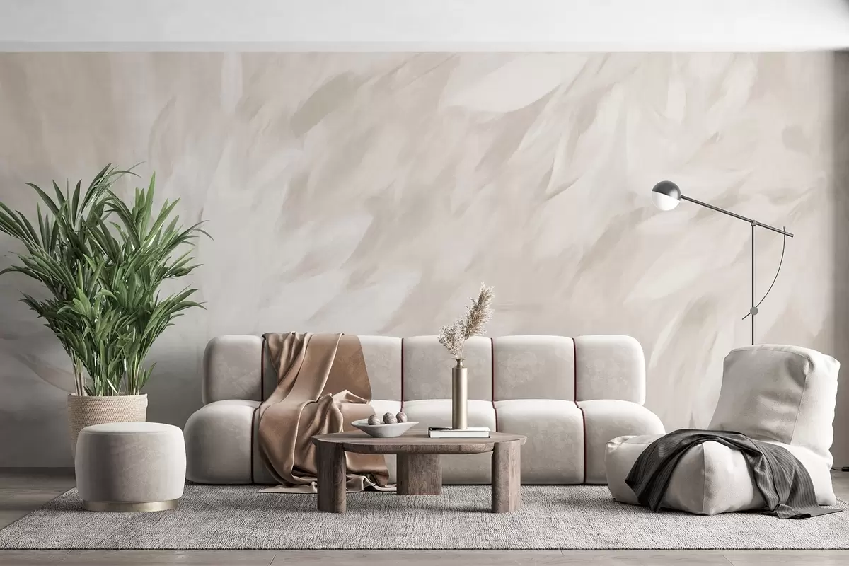 Fotobehang Bloemen in de stijl van zachte streken w03986v2