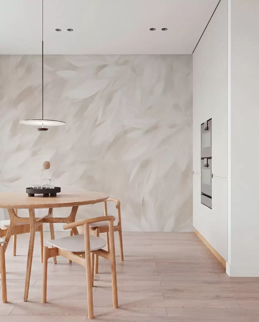 Fotobehang Bloemen in de stijl van zachte streken w03986v2