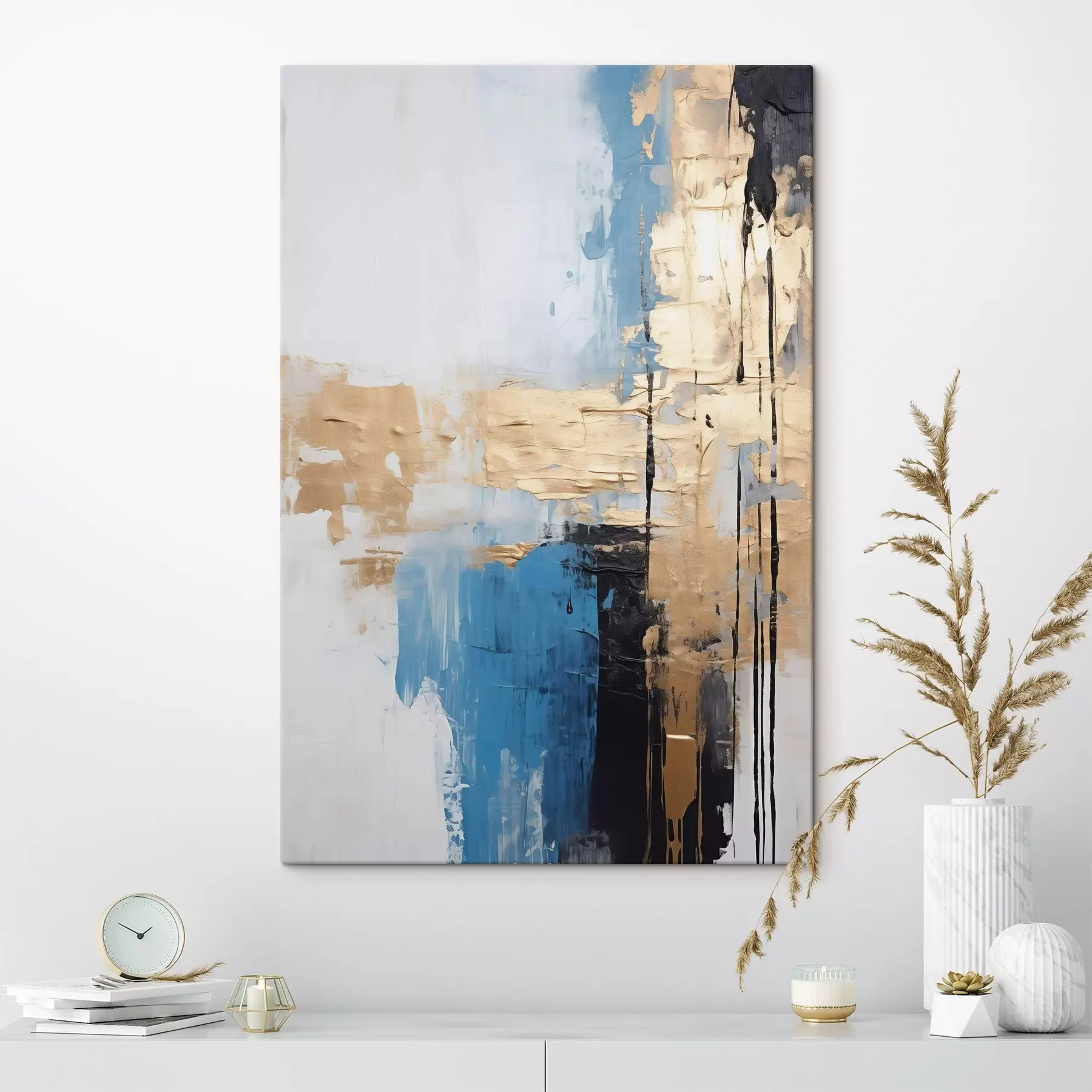  Schilderijen Abstractie imitatie van schilderkunst s44516