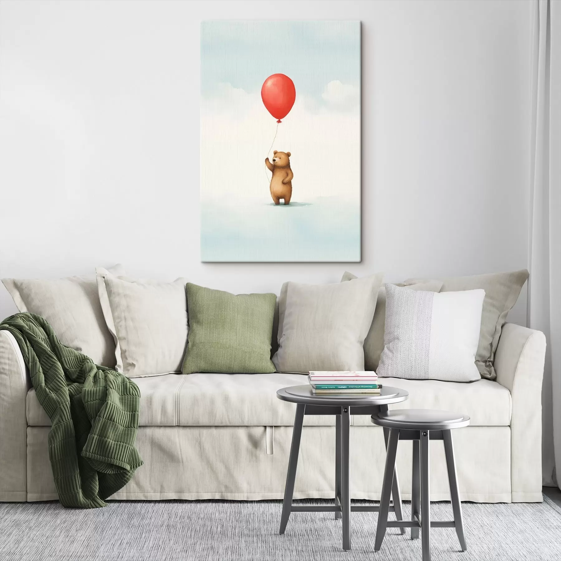 Fotobehang Teddybeer en een ballon s44535