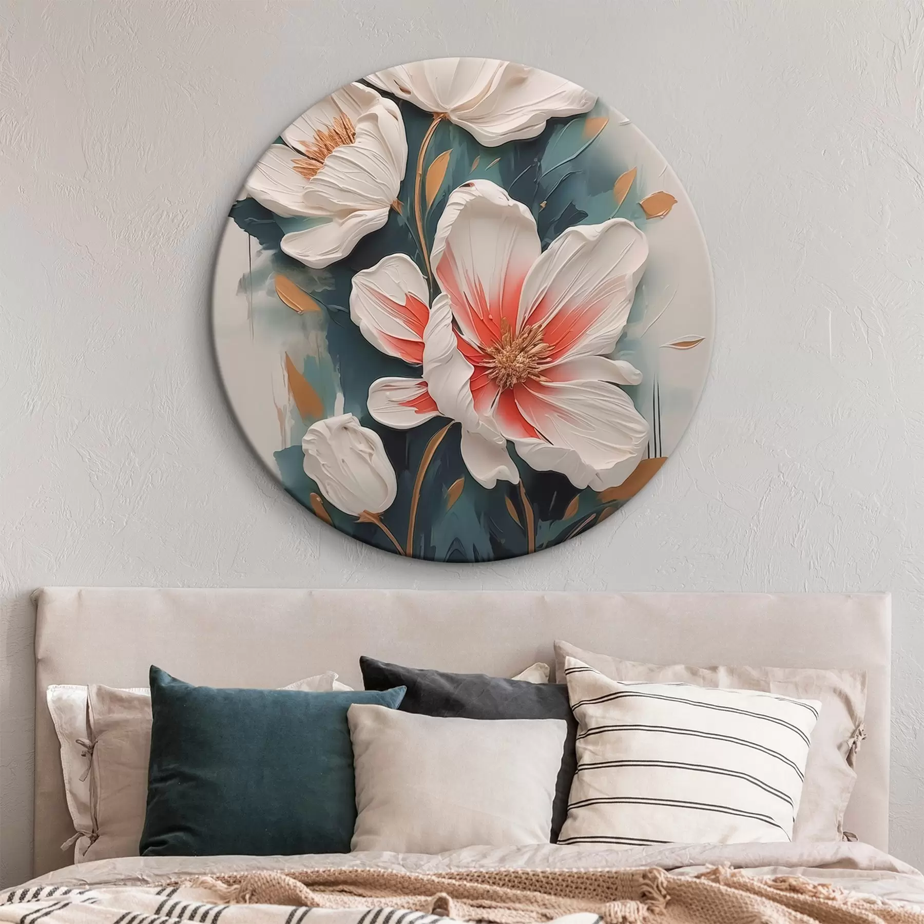  Schilderijen Abstracte bloemen r44587