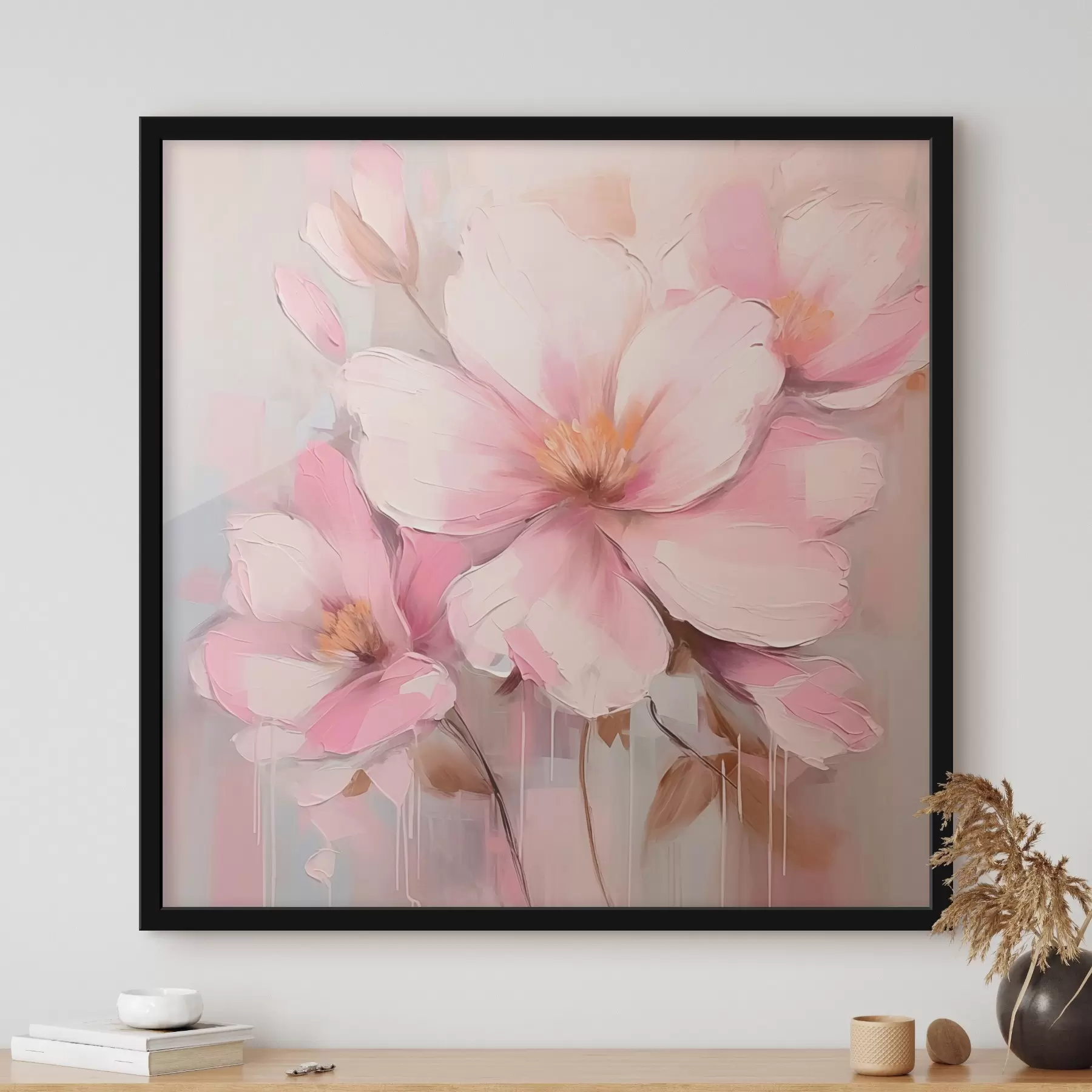  Schilderijen Bloemen imitatieschilderij f44640