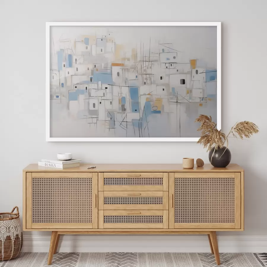 Fotobehang Home abstract imitatieschilderij f44699
