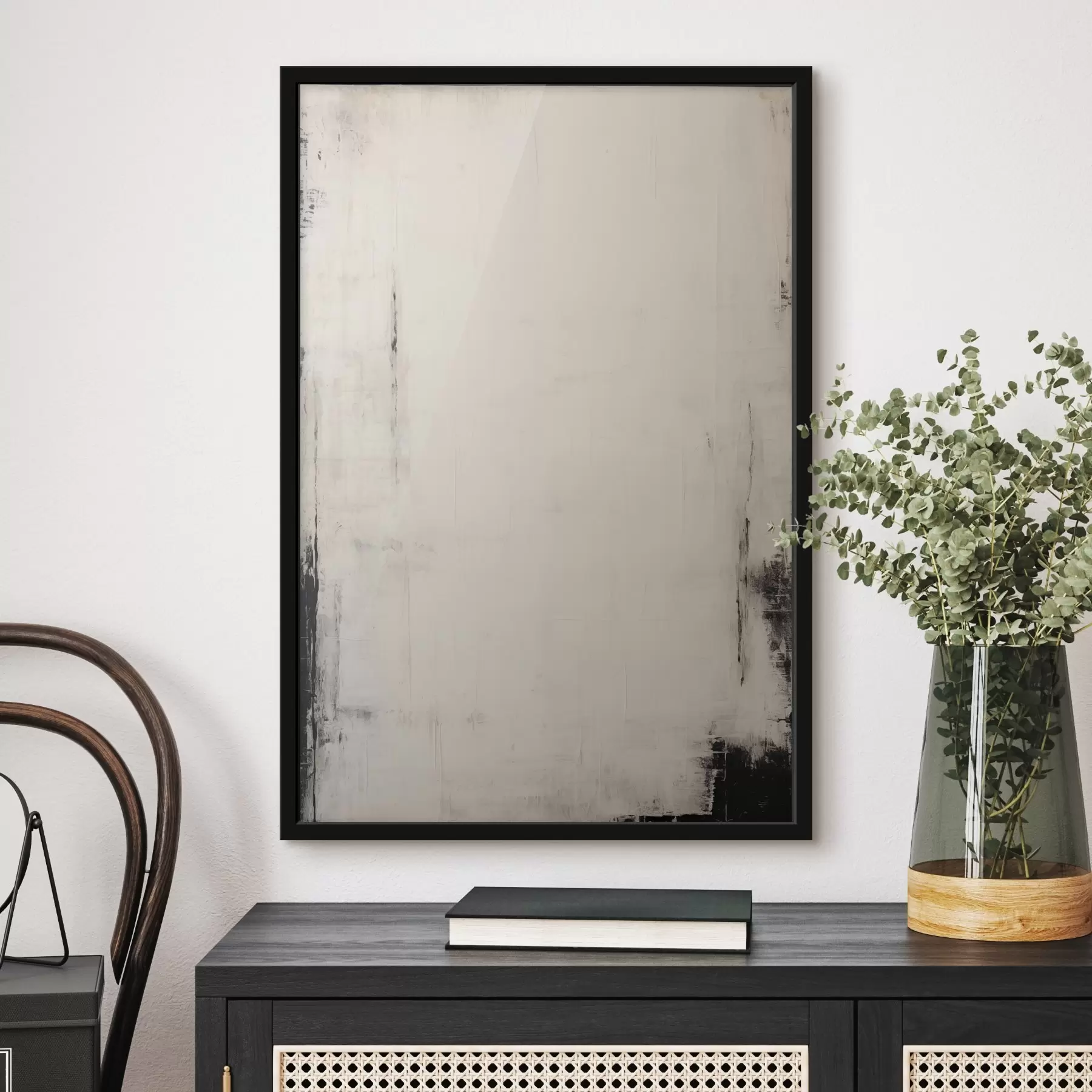 Fotobehang Lichte achtergrond met donkere strepen f44741