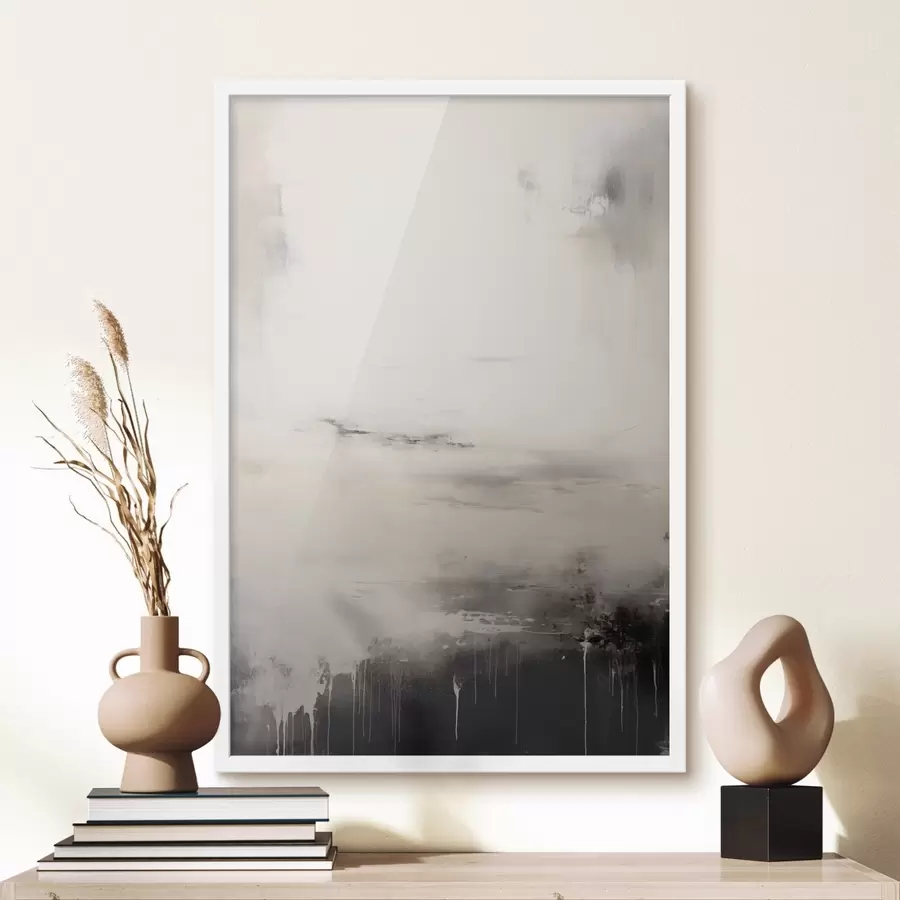 Fotobehang Helder oppervlak met schaduwrijke randen f44742