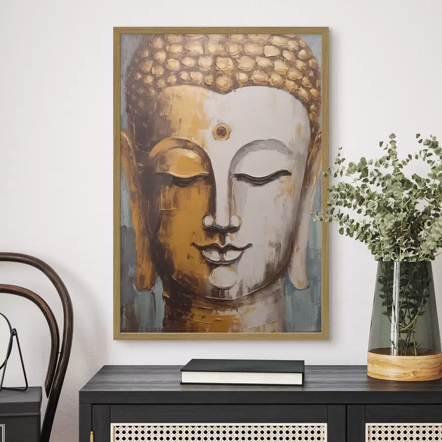 Fotobehang Boeddha's gezicht f44807