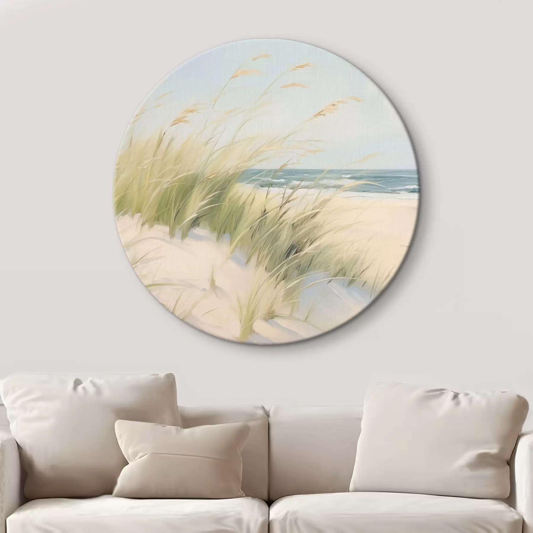  Schilderijen Kust met zand en gras r44806