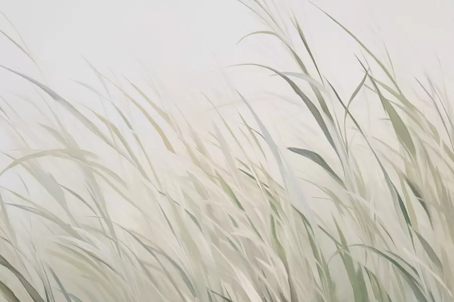 Fotobehang Gras imitatie schilderen w04175