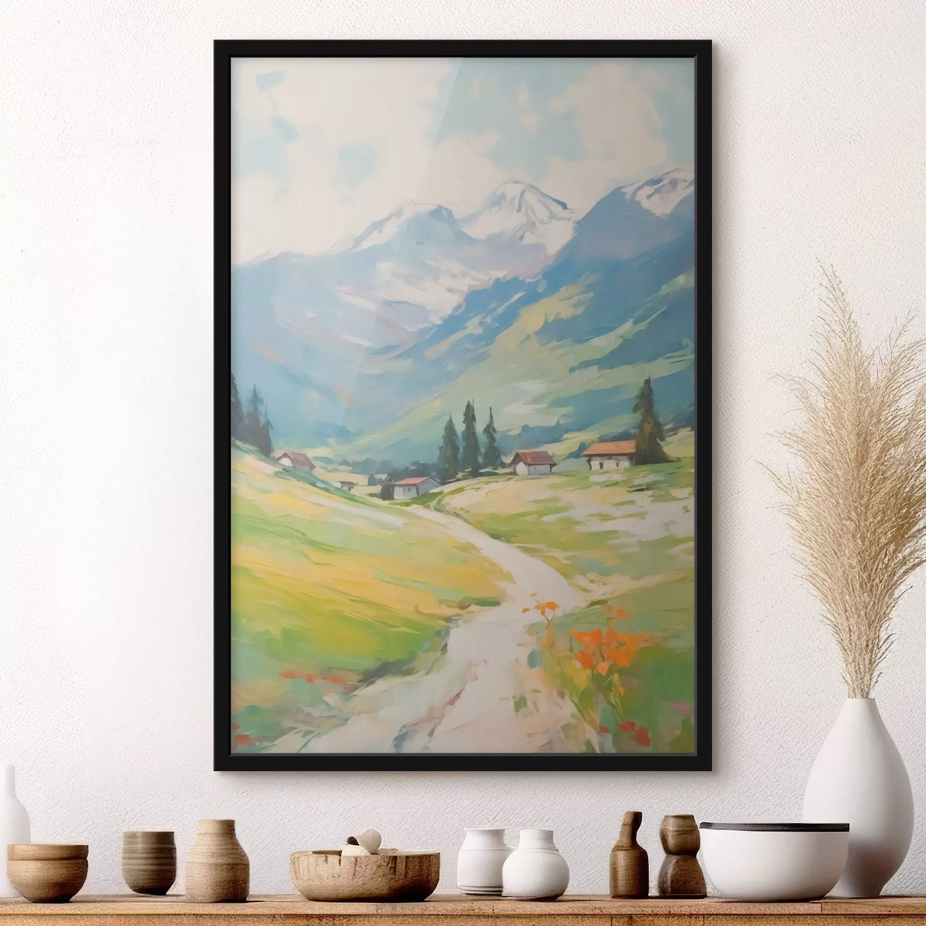 Fotobehang Berglandschap f44821