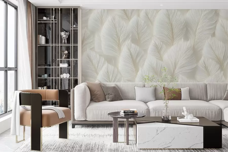 Fotobehang Grote veren w04181