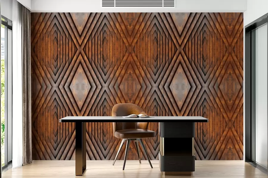 Fotobehang imitatie van houten panelen w04168v1 kopen - Uwalls.nl Fotobehang imitatie van houten panelen w04168v1