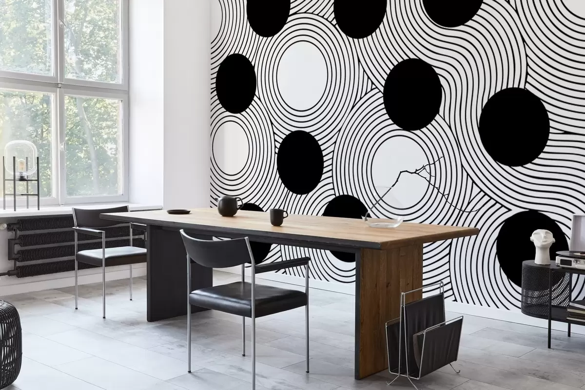 Fotobehang Geometrische harmonie w04185v1