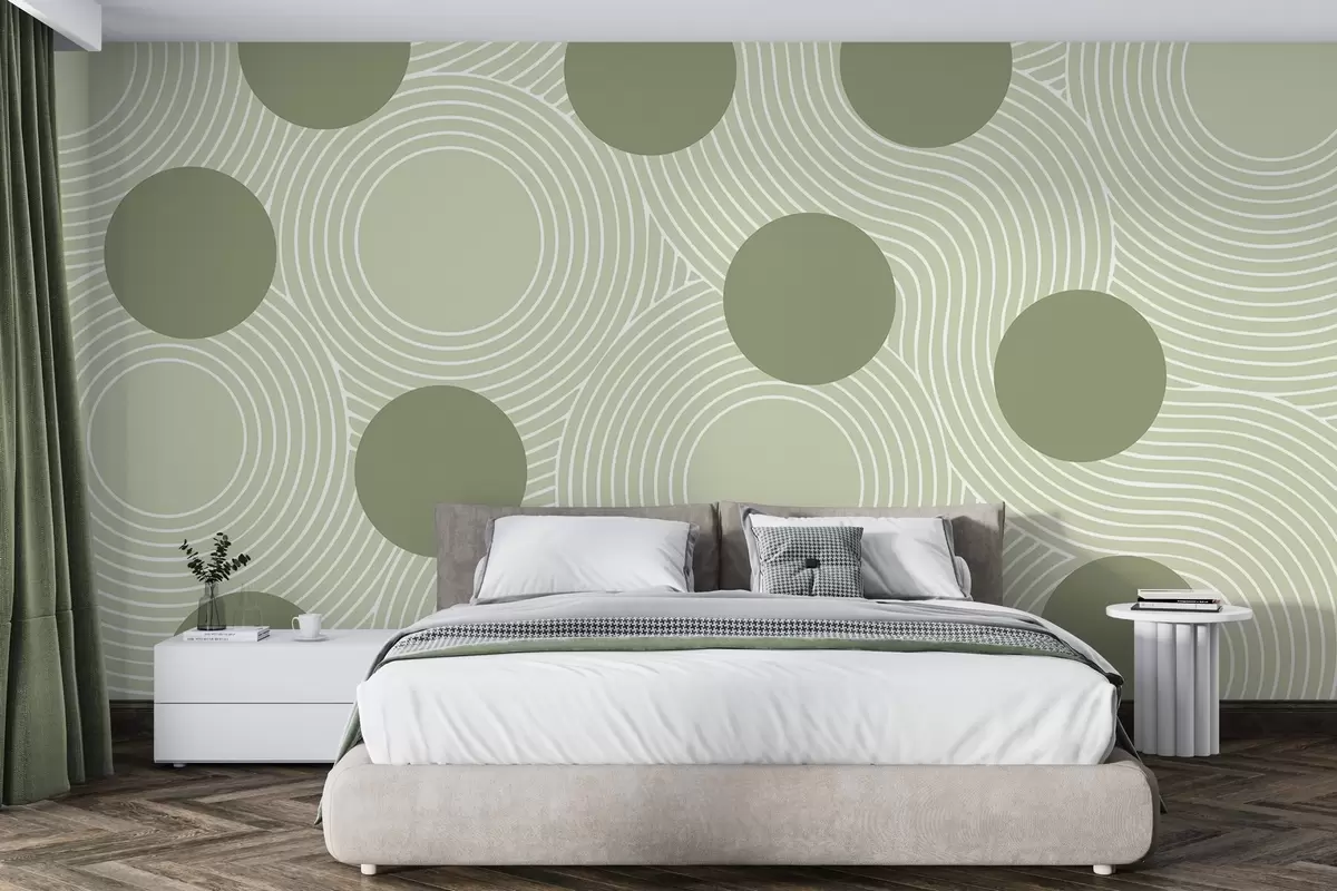 Fotobehang Geometrische harmonie w04185v2
