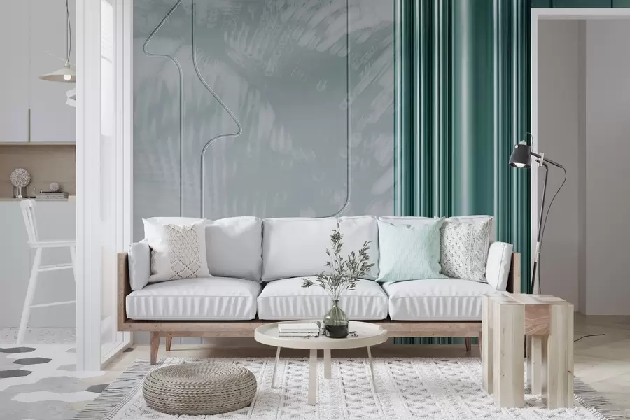 Fotobehang Versmelting van texturen w04190v1