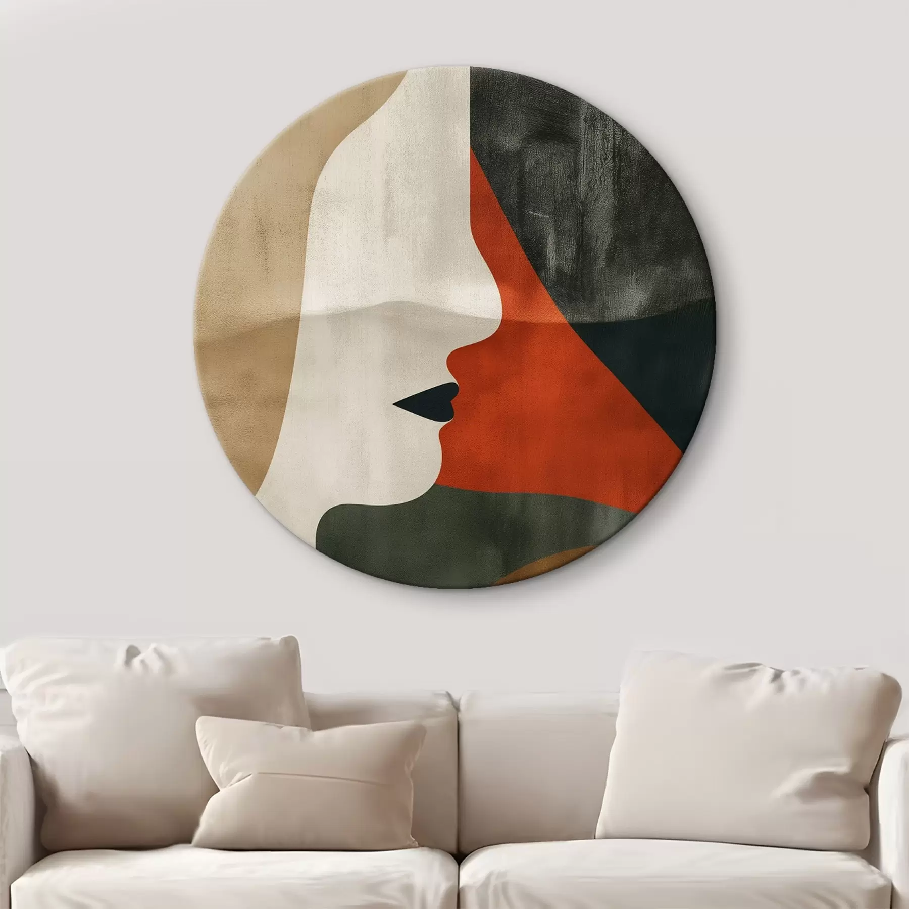  Schilderijen Gezicht en abstractie r44969