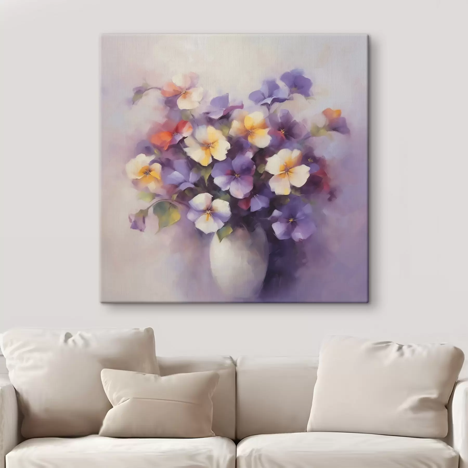  Schilderijen Boeket met viooltjes s45012