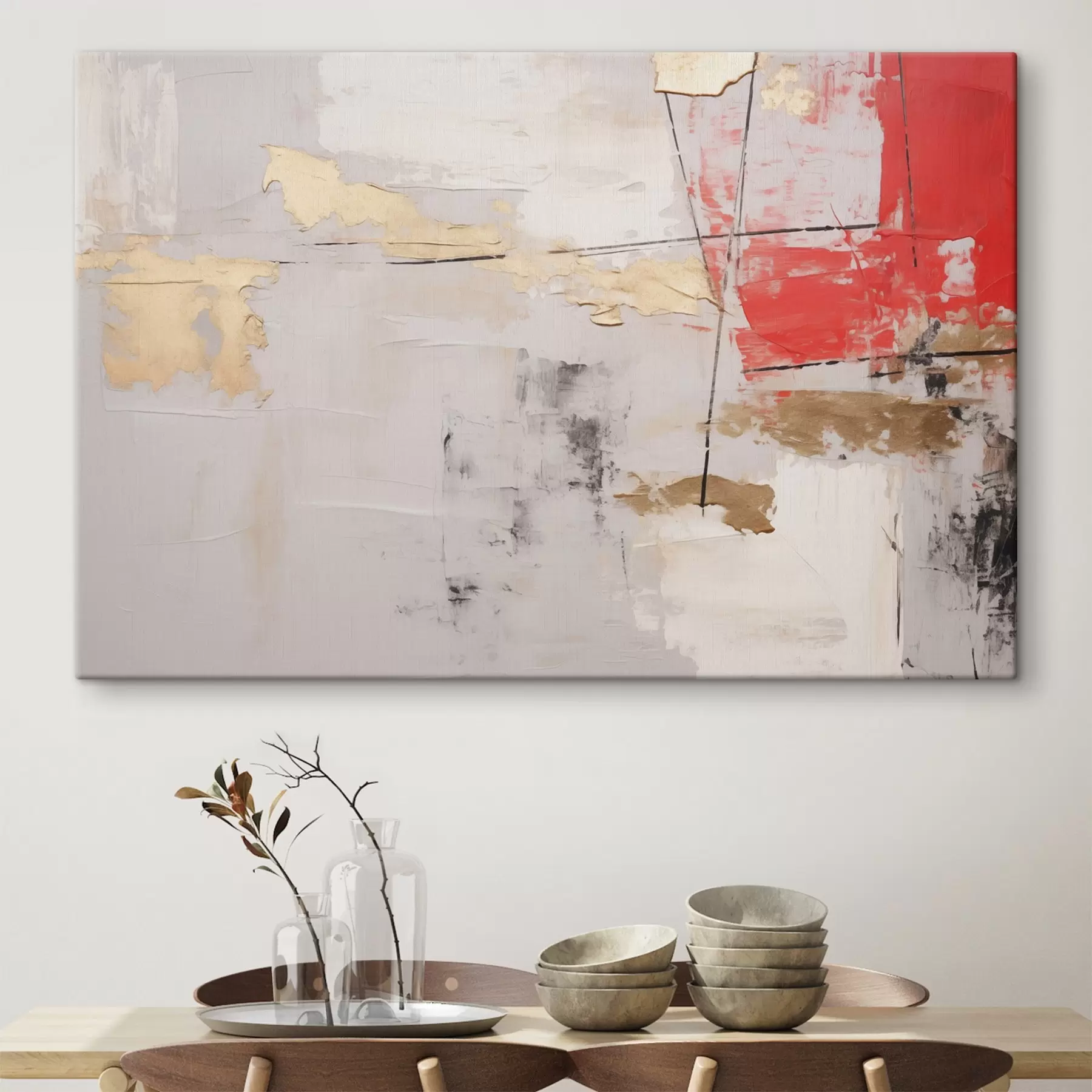  Schilderijen Chaotische abstractie s45026