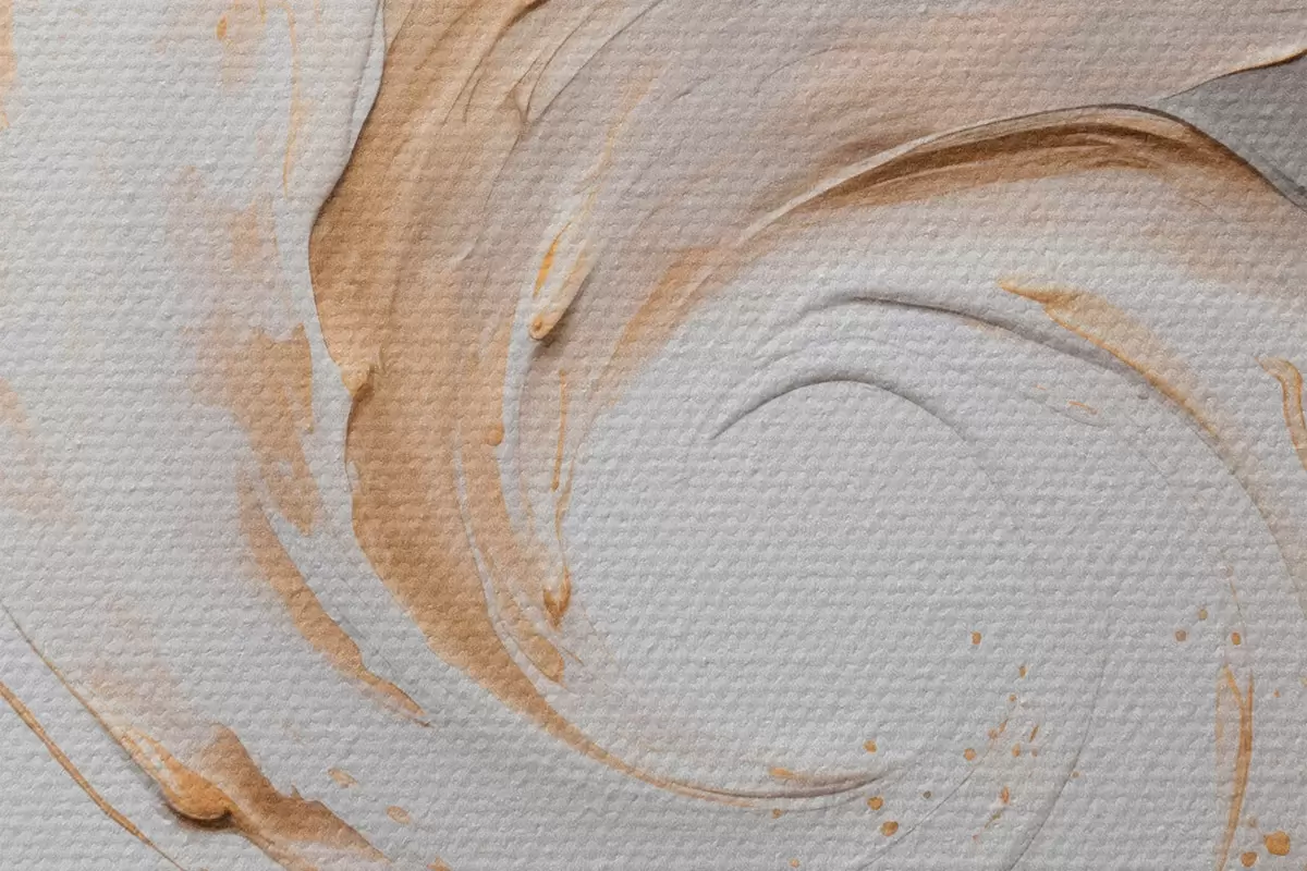 Ronde schilderijen Abstractie r45017