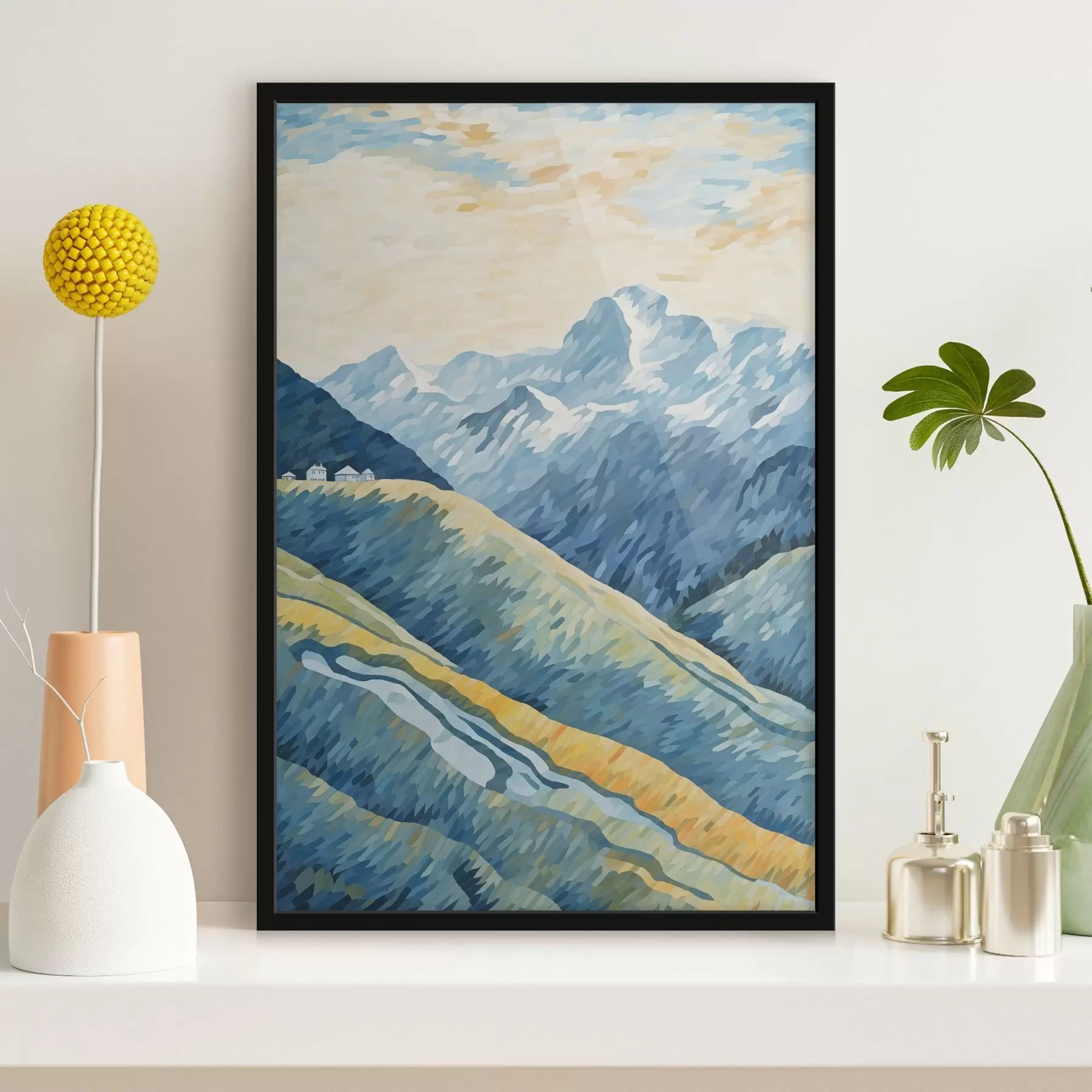 Fotobehang Berglandschap f45027