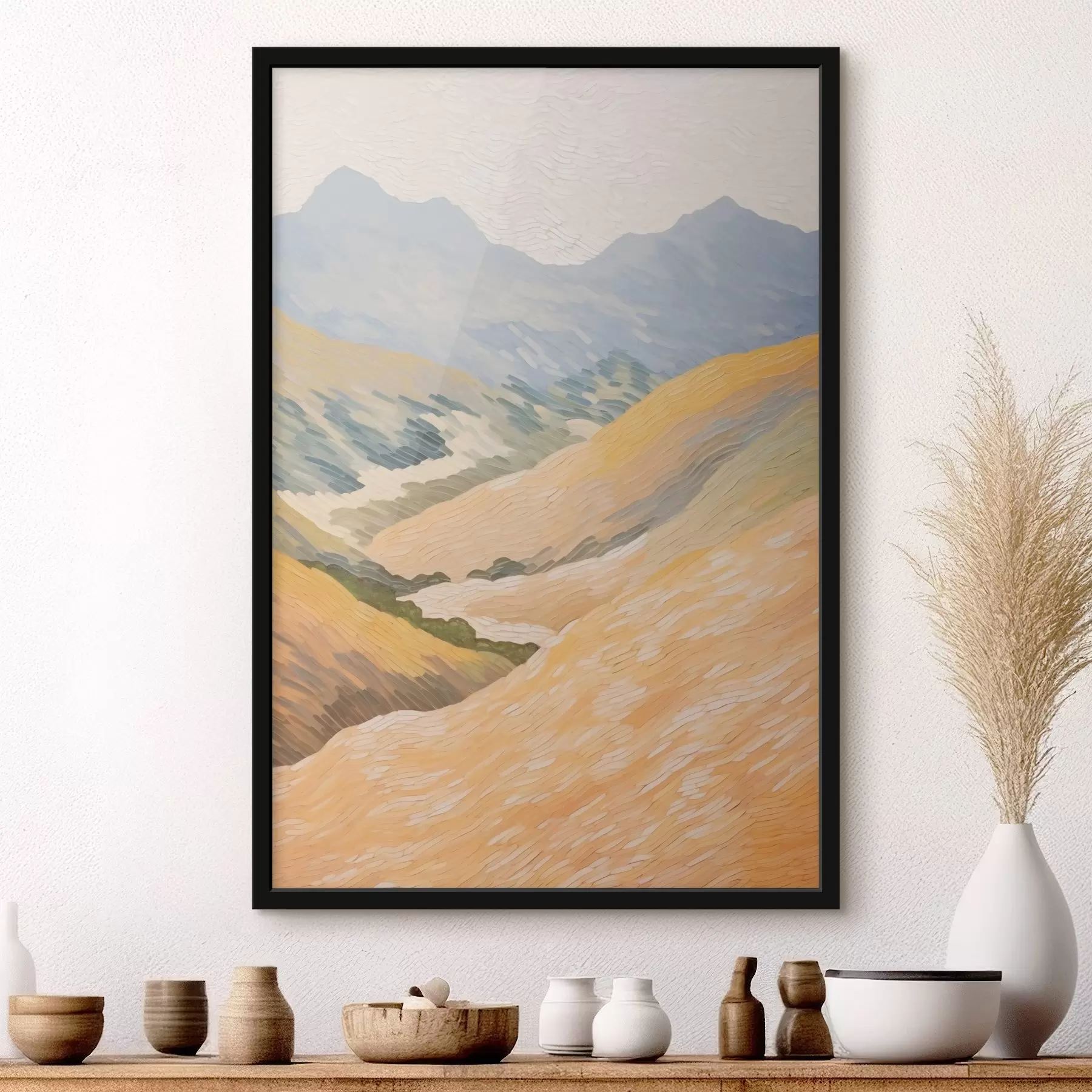Fotobehang Berglandschap f45028