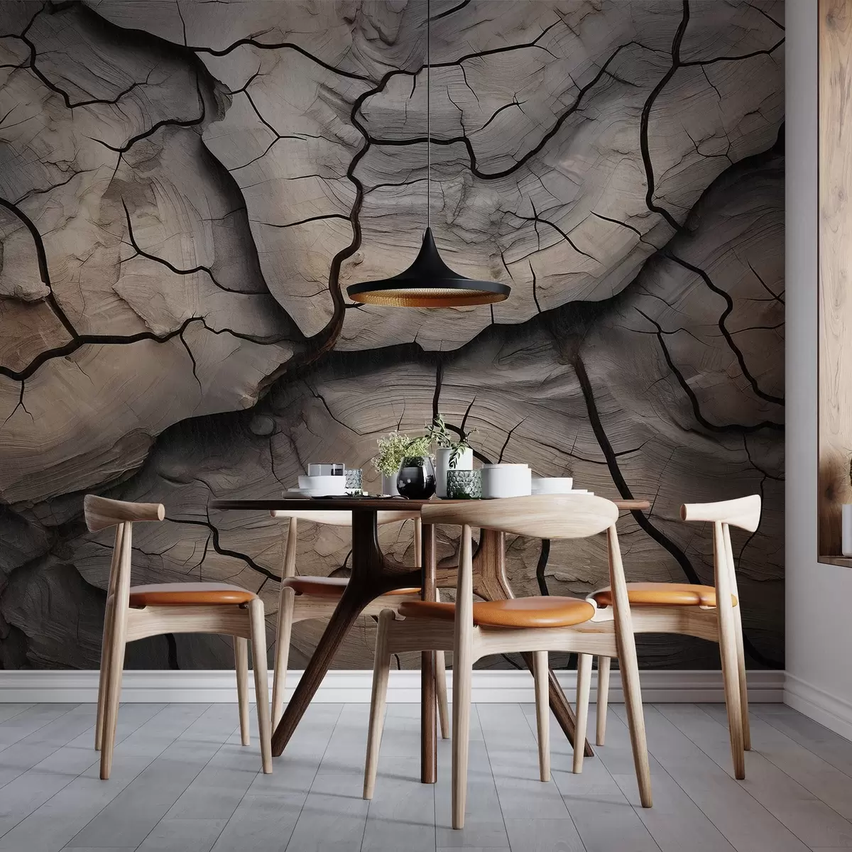 Fotobehang hout, scheuren, licht, textuur, schors, natuurlijk w04238